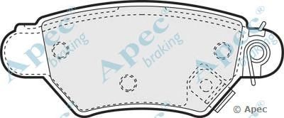 APEC BRAKING pad1024 -  Комплект тормозных колодок, дисковый тормоз